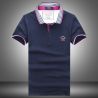 Рубашка поло (Темно синий/Розовый) Поул Шарк Акула Яхтинг клуб
