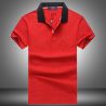 Рубашка поло мужская с коротким (Красный/Черный) Пауль Шарк