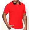 Рубашка поло мужская с коротким (Красный/Черный) Пауль Шарк