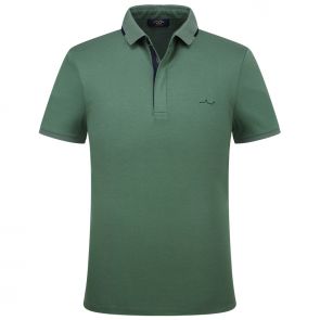Рубашка поло мужская с коротким (Зеленый) Paul Shark Плавник