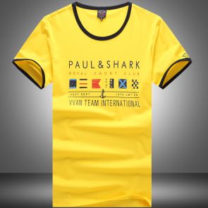 Футболки хлопок модные (Желтый) Пауль Шарк Мини флаги